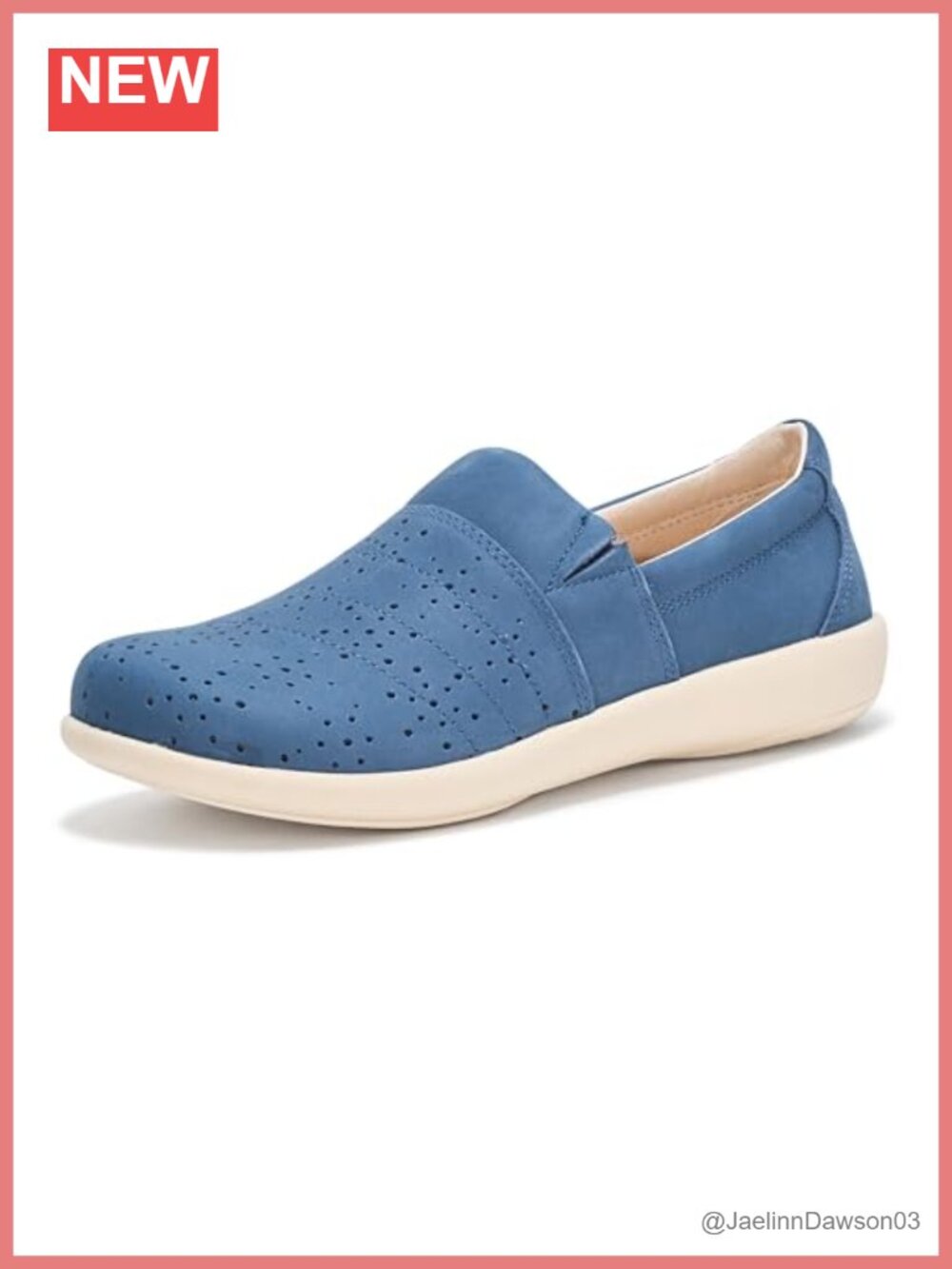 Womens Orthotic Slip-on Clog Wedge Nubuck Leather
